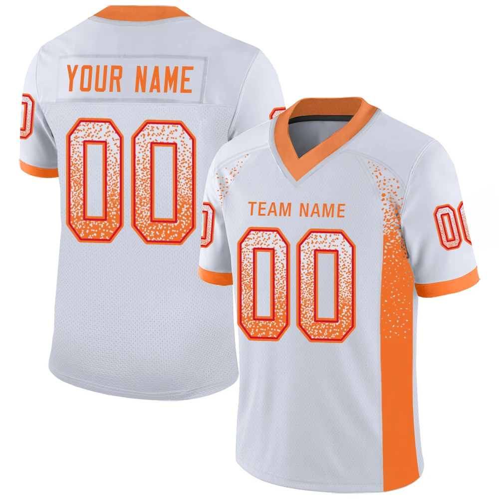 Wholesale Custom Football Jersey Team Name/Number Full Sublimate Football Game Training Stretch Soft Uniform for Male/Girl/Youth