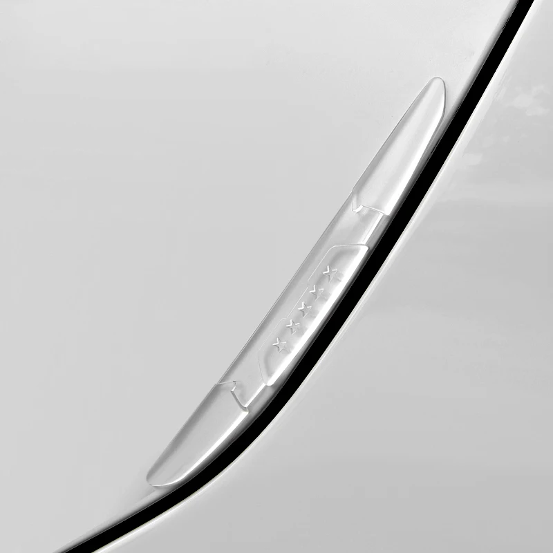 6 шт. автомобиль противоскользящая полоса зеркало прозрачные защитные резиновые