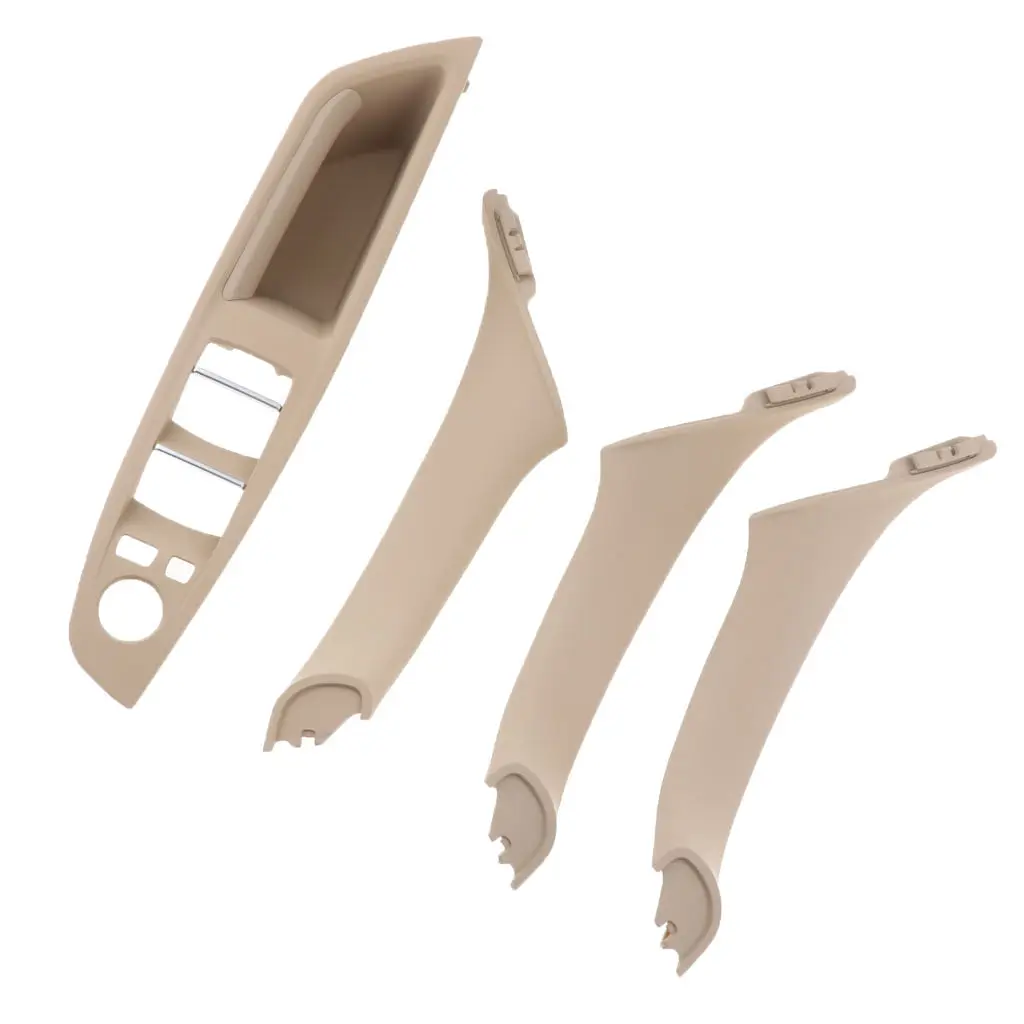 

4 Pieces Inner Door Panel Pull Cover Fit for BMW 5 F10, F18.