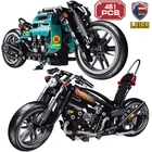 Технический локомотив MOC, модель сделай сам, строительные блоки, творческий строительный комплект, кирпичи, игрушки для мальчиков, подарки для взрослых на день рождения