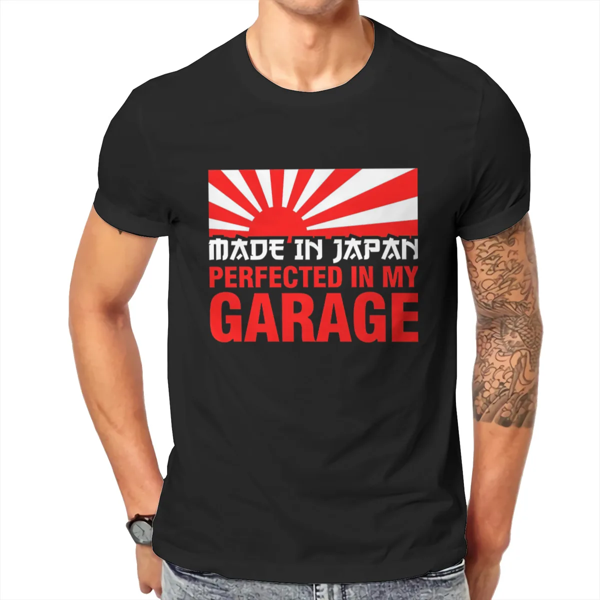 

JDM,Perfected In My Garage T shirt Men T shirt summer T-shirt