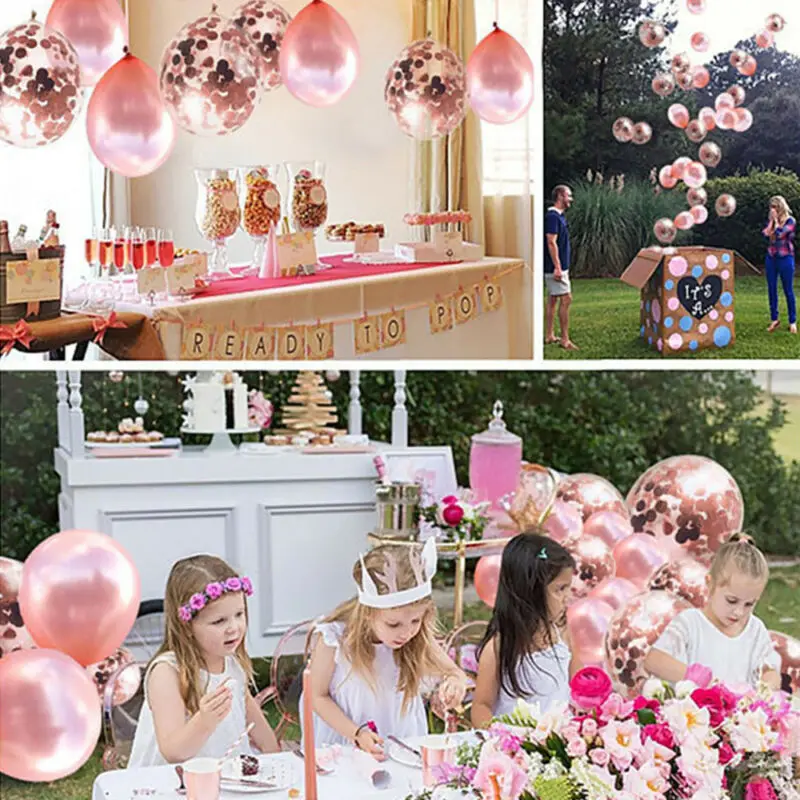 

Wedding 12" Baby Confetti 10pcs/Set Decor Party Balloons Shower Latex Birthday