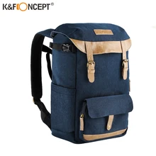 K&F CONCEPT Large Capacity Multi-functional Waterproof Camera Backpack Travel Bag With Chest Belt Hold SLR Tripod