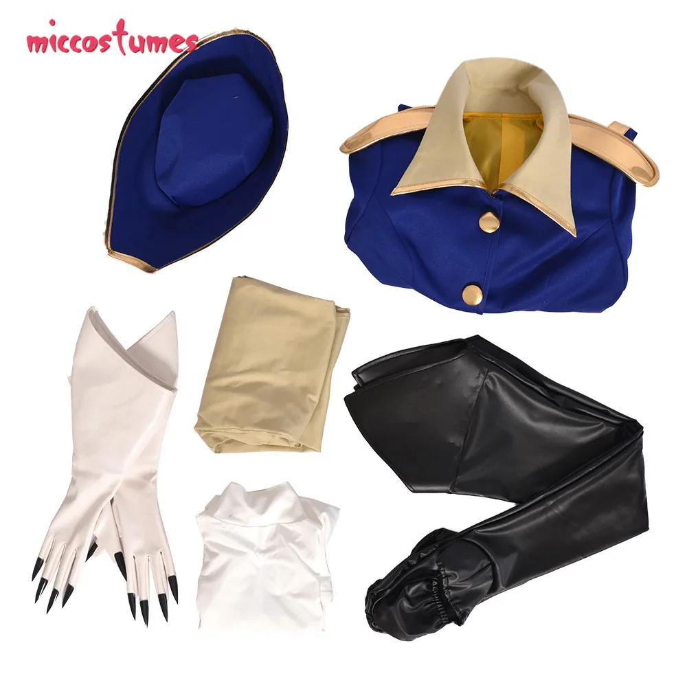 

Captain Amelia Cosplay Royal Navy Officer Uniform Costume Set with Hat