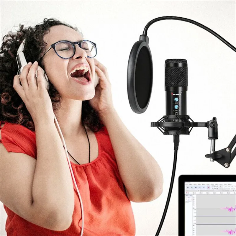 usb микрофон с подставкой конд