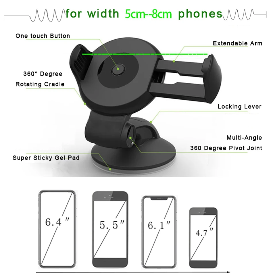 Suporte Porta Celular для samsung iPhone huawei Telefon Cell Soporte Movil Авто подставка для мобильного телефона Автомобильный держатель для смартфона Voiture