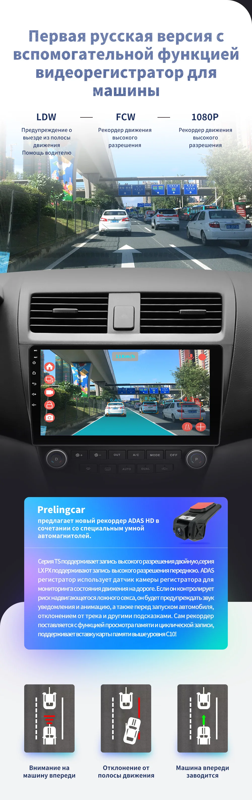Prelingcar для Honda Accord 7 см UC CL 2005-2008 автомобильный Радио Мультимедиа Видео плеер навигация gps Android 9,0 система приборной панели
