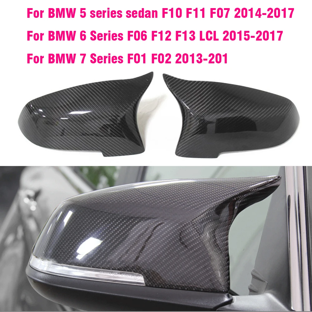 Чехлы для зеркал заднего вида Bmw 5 Series F10 F11 Lci 2014-2017 сменные колпачки боковые из