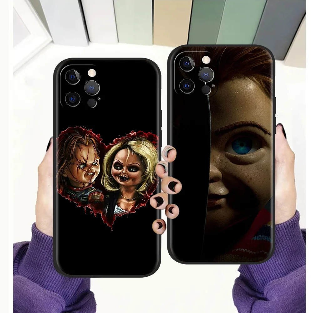 

Chucky Shockproof TPU For iPhone 13 12 11 Pro Max 8 7 Plus SE 2020 Case Soft Cover For iPhone X XR XS Max Shell Coque Cover Bag