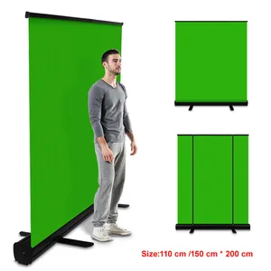 pynsseu 150cm200cm background collapsible green screen chromakey backdrop pull up stand for youtube video game virtual studio free global shipping