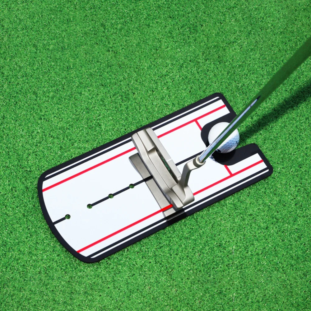 

Putter Practice Glasses Exercise Supplies Posture Corrector Practice Aid (Red)