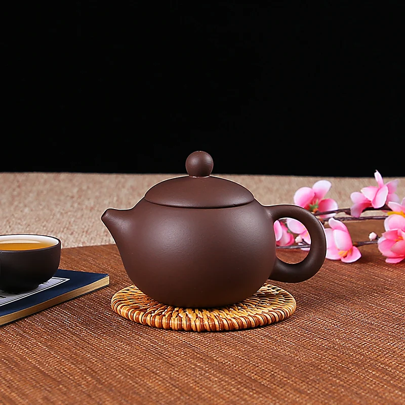 

Purple Clay Tea Pot Kettle Handmade Chinese Tea Ceremony Vintage Kung Fu Tea Pot Health Food Infusor De Te Household Products 50