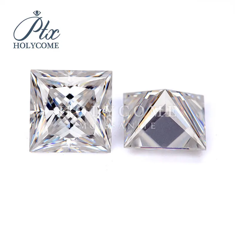 

6X6mm D VVS1 2020 HOT SALE GRA princess CUT LOOSE MOISSANITE JEWELRY GIFT WHOLESALE FACTORY DIRECT-SELL FACTORY SUPPLYING