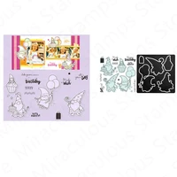 santa claus pattern metal cutting dies and clear stamps for diary making word greeting card decoration scrapbooking new arrival