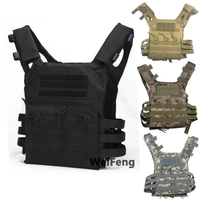 

Military Body Armor JPC Plate Carrier Vest Molle Mag Chest Rig Hunting Tactical Paintball CS Wargame Airsoft Protective Vest