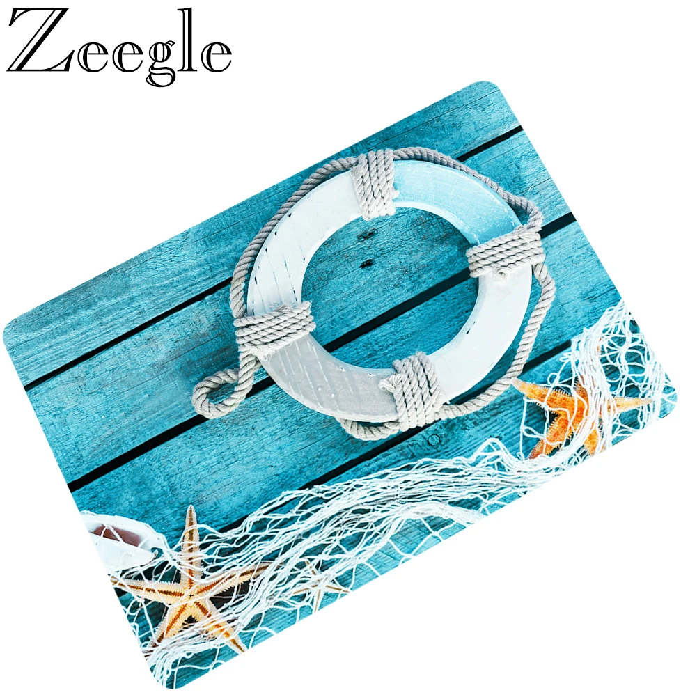 Противоскользящий напольный кухонный коврик водонепроницаемый резиновый для