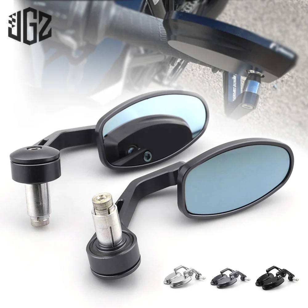 Алюминиевые боковые зеркала заднего вида с ЧПУ для Руля Мотоцикла Husqvarna Svartpilen 401