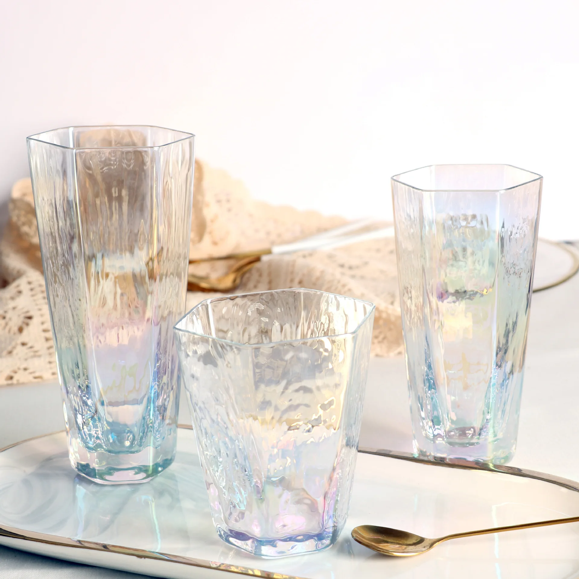 

Simple Colorful Glass Water Cup Home Drinking Juice Milk Cup kawaii Glass Coffee Cup Summer Smoothie Glass Cold Beer Glass