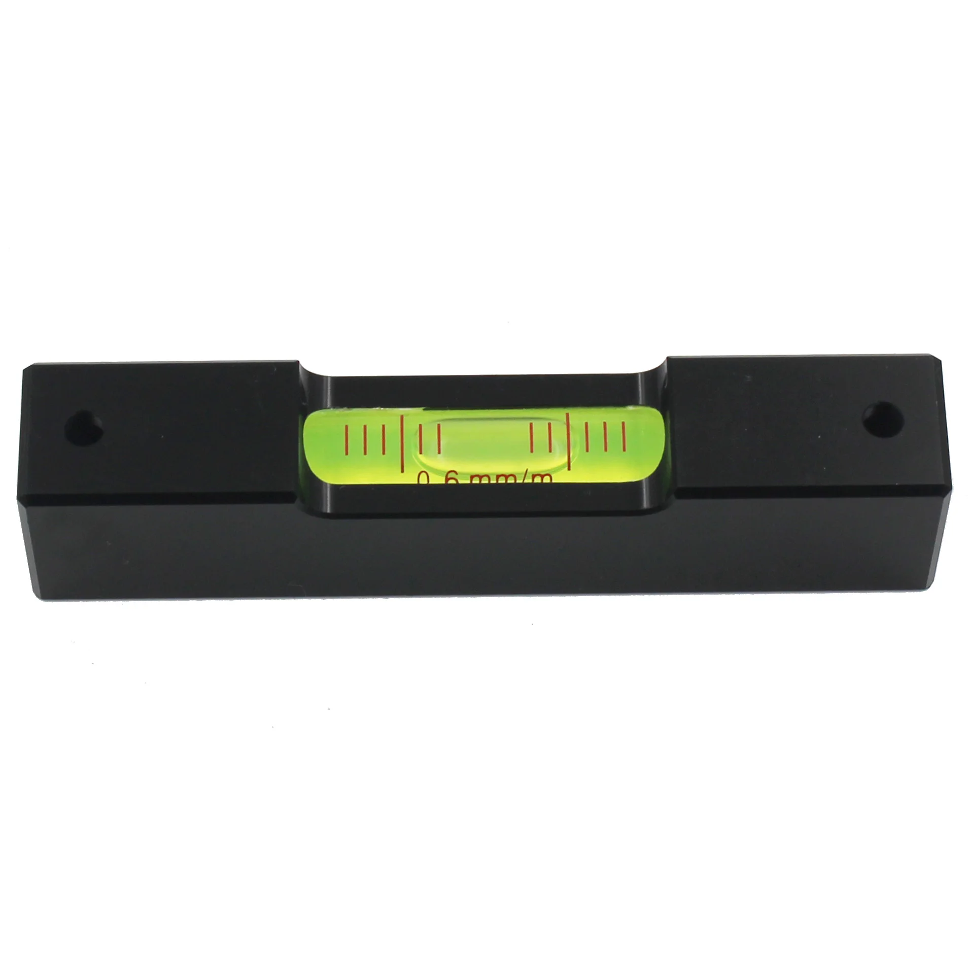 

Strip Portable Bar Spirit Level Bubble Aluminum Alloy with Glass Vial Ampules Total Length 100mm Accuracy 0.6 0.3 1.0 Available