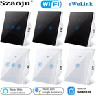 Настенный сенсорный выключатель Szaoju EUUK, умный выключатель света Smart Life, 23 клавиш, для Google Home Assistant, Alexa Echo ewelink, управление через приложение