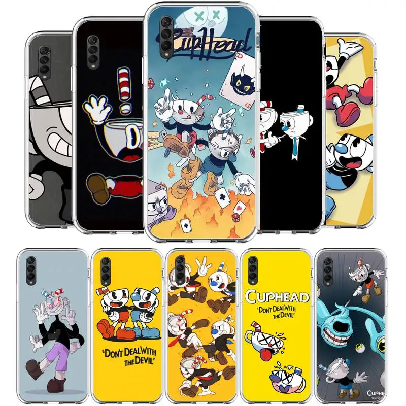 

CUPHEAD Brother Phone Case For Samsung A10 A30 A40 A50 A70 A51 A52 A71 A12 A21S A31 A20 30S A50S clear cover