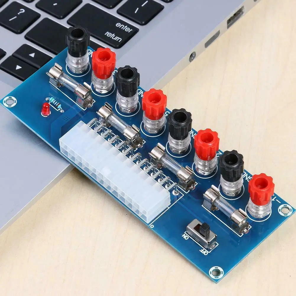 Блок питания ATX для настольных ПК HiMISS плата адаптера передачи точный 24-контактный