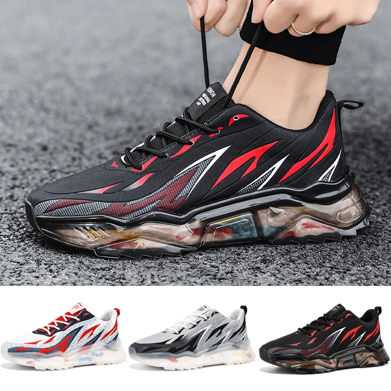 Men's Sports Shoes Fashion Sneakers Breathable Height Increasing Trend Casual Streewear Non Slip Zapatillas Hombre Men Chaussure