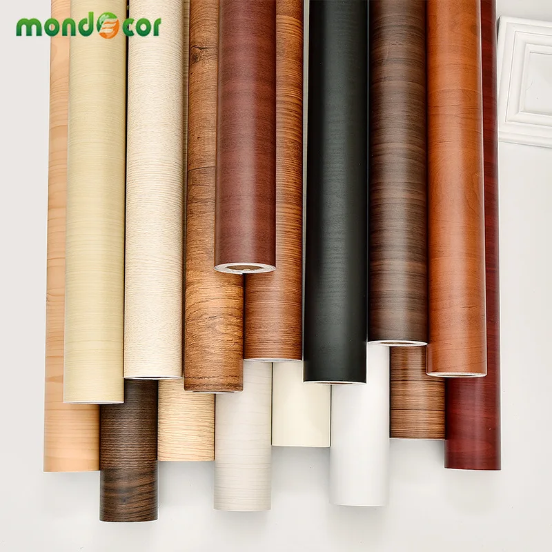 Самоклеящаяся настенная бумага с деревянным лицевым покрытием мебельные