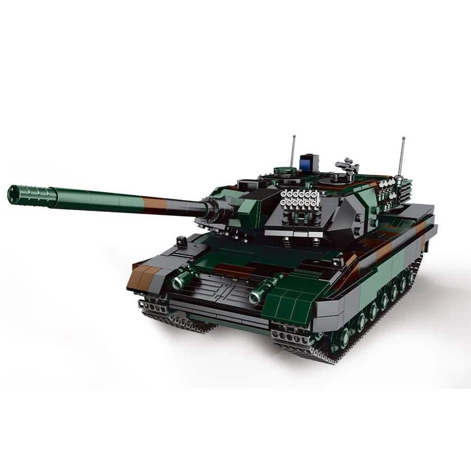 Военная серия XINGBAO главный боевой танк Leopard-2A6 и пехотные боевые строительные