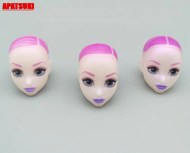 Мягкая лысая голова для кукол Monster High аксессуары ручной работы сделай сам головки