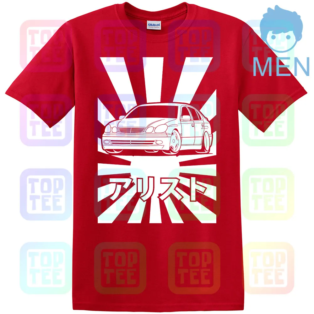 GT-shirt Toyota Aristo JZS161 футболка - Цвет: Красный