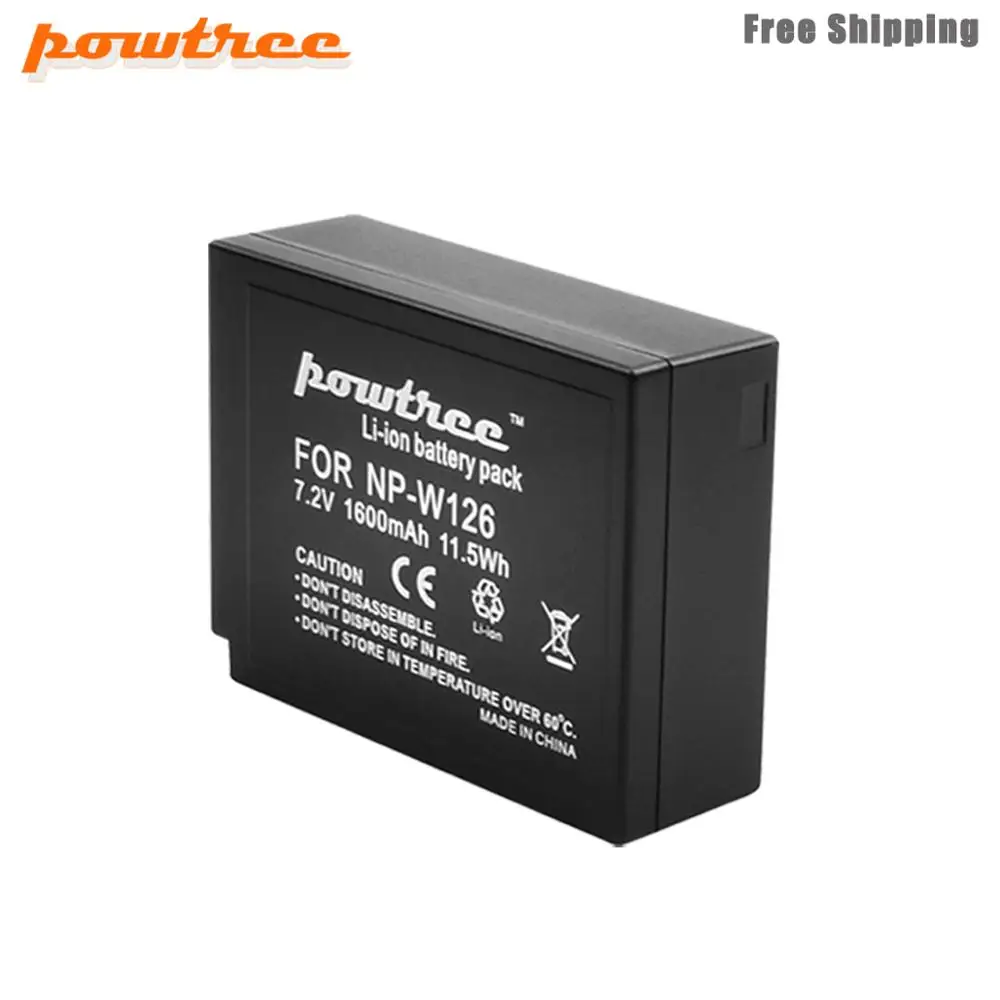 Аккумулятор Powtree для камеры Fujifilm FinePix HS30EXR 7 2 В 1600 мА · ч HS33EXR с аккумулятором на 1 5