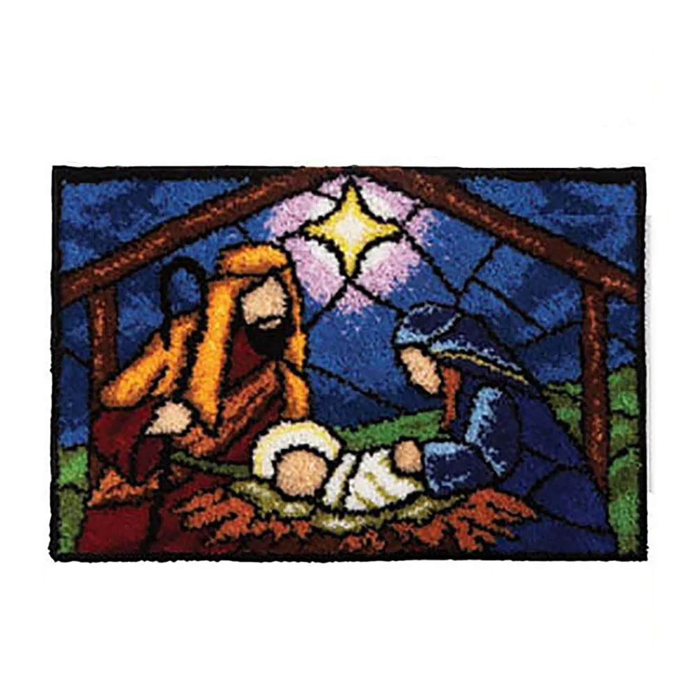 Гобелен Иисус комплекты крюк с защелкой ковер ковры вышивка рукоделие Кнопка