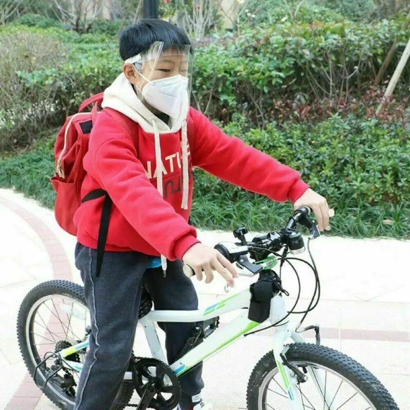 

Anti Droplet Dust-proof Protect Full Face Covering Visor Shield Transparent