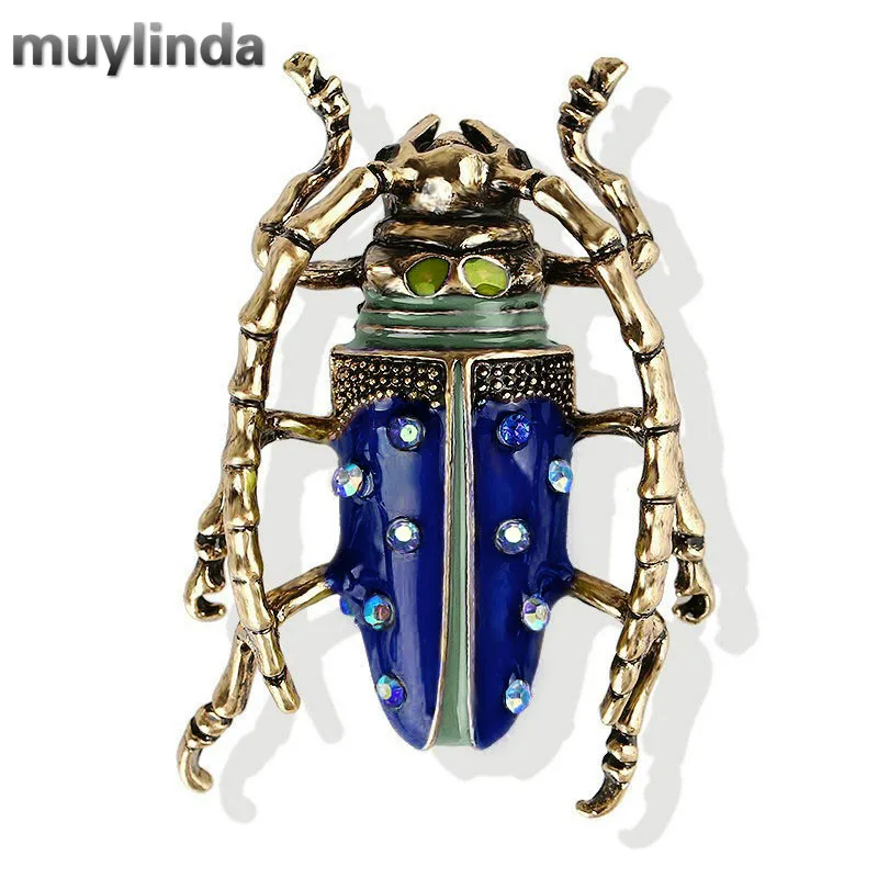 Muylinda брошь в виде жука насекомое клизма булавка женские булавки и броши