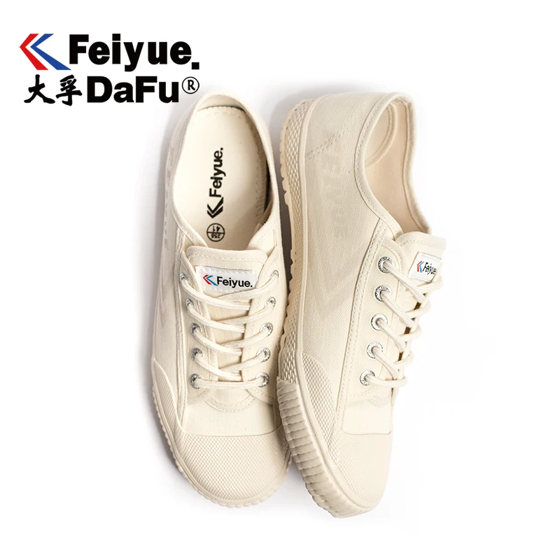 Dafu Feiyue/парусиновая обувь; винтажные вулканизированные мужские и женские модные новые кроссовки; удобные нескользящие трендовые бежевые туфли; 795