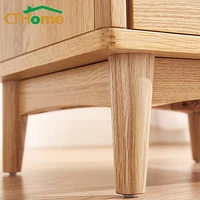 4pcs solid wood legs for furniture inclined coffee table foot replacement for sofa bed chair desk straight cabinets wooden legs