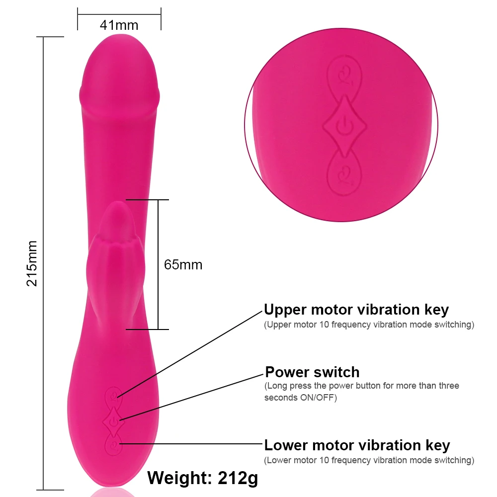 G Spot Vibrator Flexible Tongue Dildo Vibrators Vagina Clitoris Stimulation With 10 Vibration Mode Dual Motor Sex Toys For Women | Красота и
