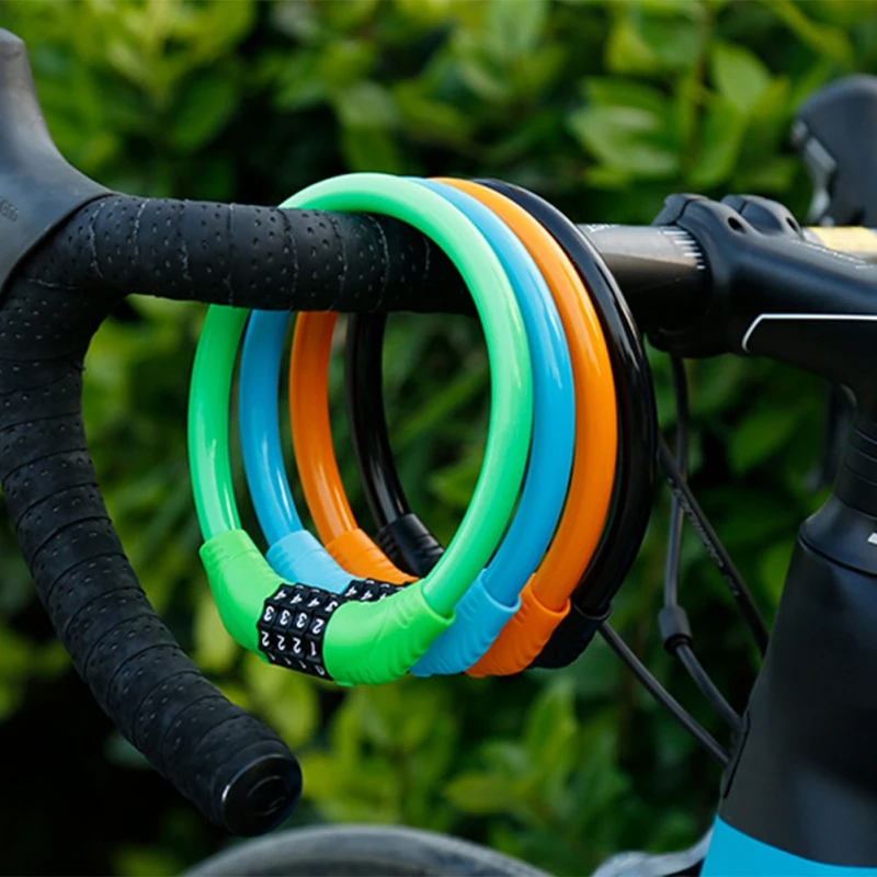 Fietsslot Vier Digit кодовый замок анти диефсталь горный велосипед слот Fiets аксессуары