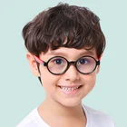 Очки для мужчин и женщин, детские очки с защитой от синего излучения, очки с плоской зеркальной круглой оправой в стиле ретро
