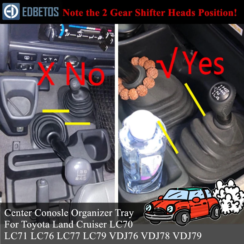 Дешево Land Cruiser LC70 LC71 LC76 LC77 LC79 VDJ76 VDJ78 VDJ79 подлокотник ящик для хранения перчаток для Toyota Land Cruiser автомобильный Органайзер