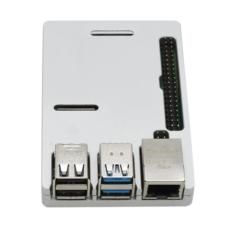 Для Raspberry Pi 4 Модель B алюминиевый сплав чехол металлический с ЧПУ охлаждающий Ультратонкий корпус теплоотвод для Raspberry Pi 4B только