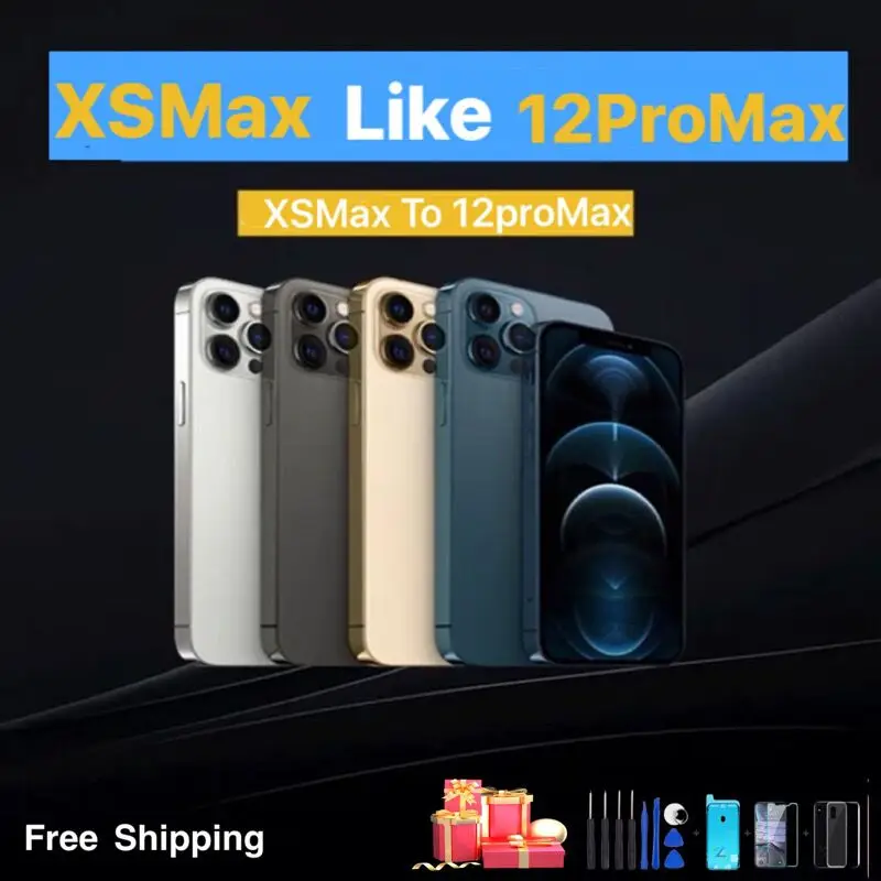 Задняя крышка корпуса iphone xs max Like to 12 pro XSmax IN 12promax как 12pro + подарок|Корпусы и рамки