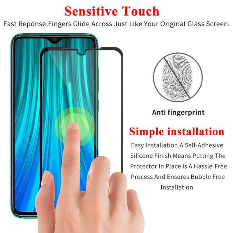2 в 1 закаленное стекло для Redmi K30 Note 8 7 6 8A 8T защита объектива камеры Xiaomi Pro 7A