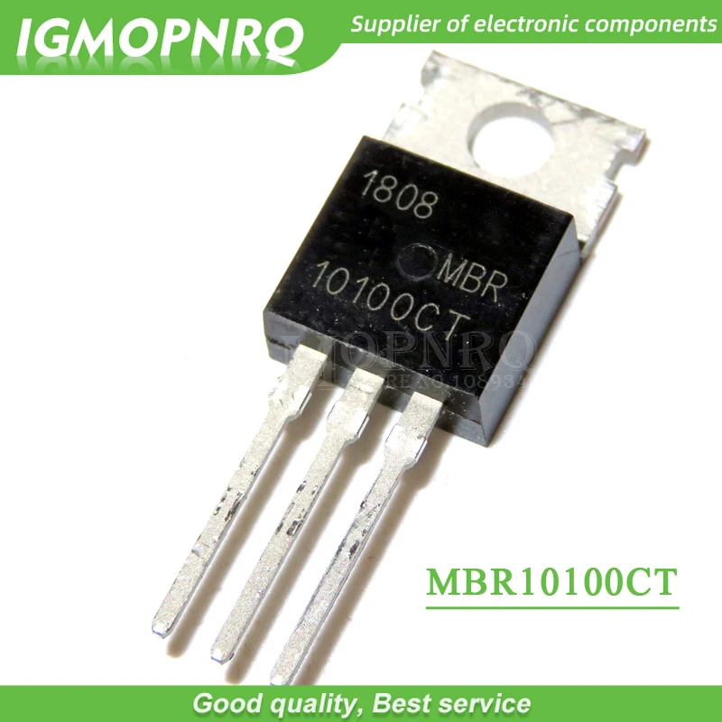 

10 шт. MBR10100CT MBR10100 MBR10100C TO-220 Schottky & выпрямители 10А 100В Новый оригинал