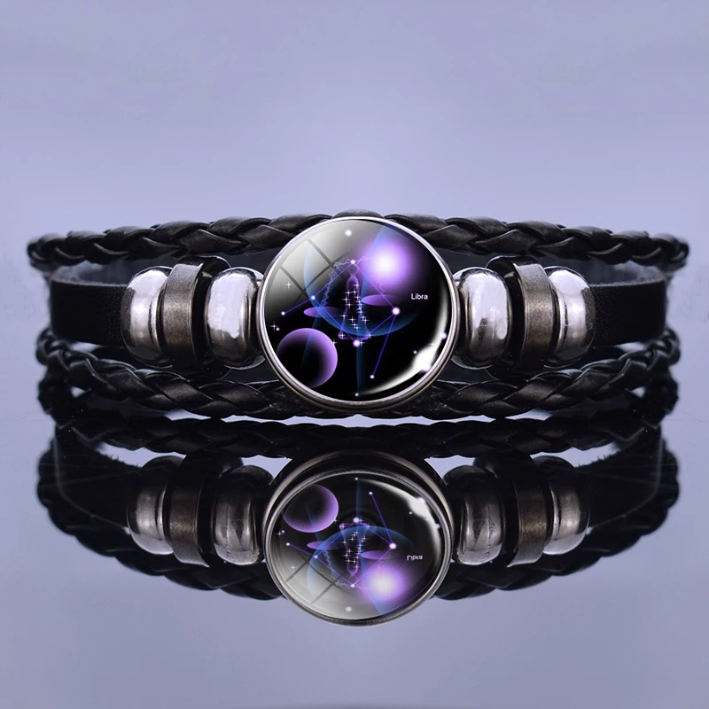 12 гороскоп искусственные ограждения Лев весы Gemini Pisces Virgo стекло кабошон панк