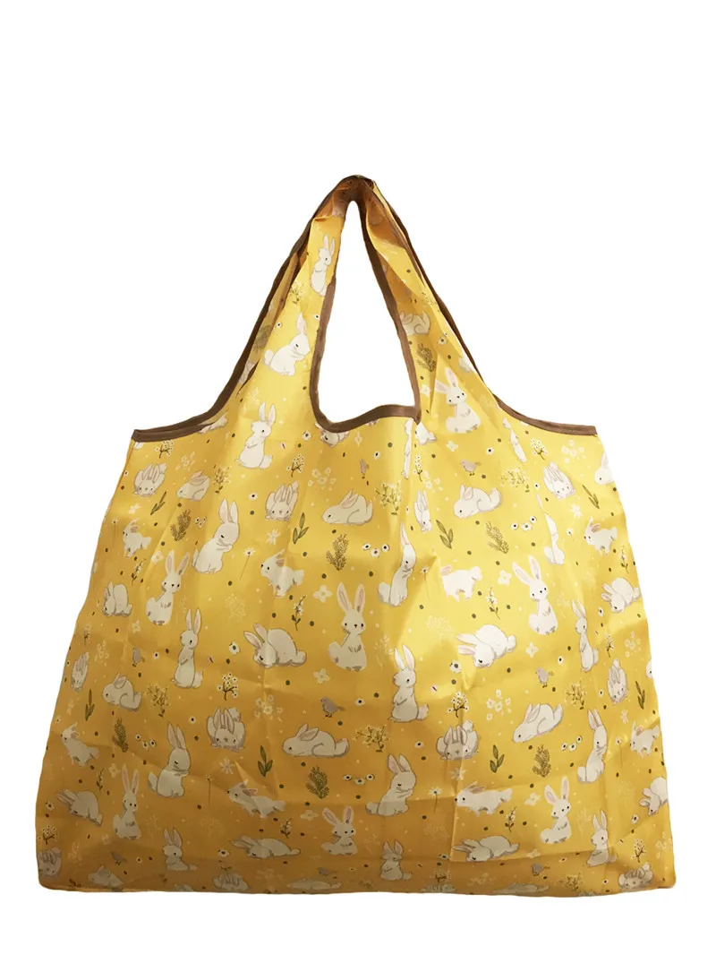 C Магический стиль нейлоновая большая сумка экологический многоразовый полиэстер Портативная сумка на плечо мультяшная зеленая складная сумка для похода в магазин - Цвет: C