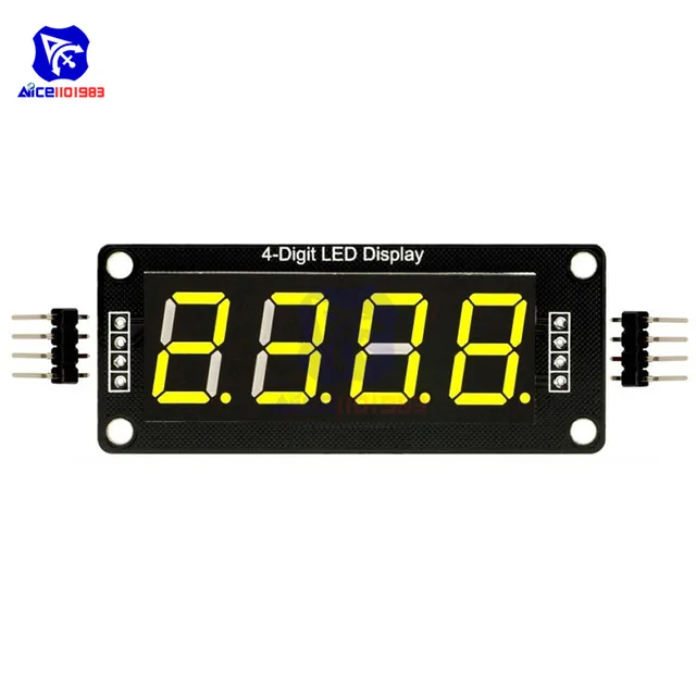 Display LED TM1637 4 Cifre - 5 Pezzi Multicolore, 0.56 Pollici, Per Arduino, Driver Seriale - Foto 3