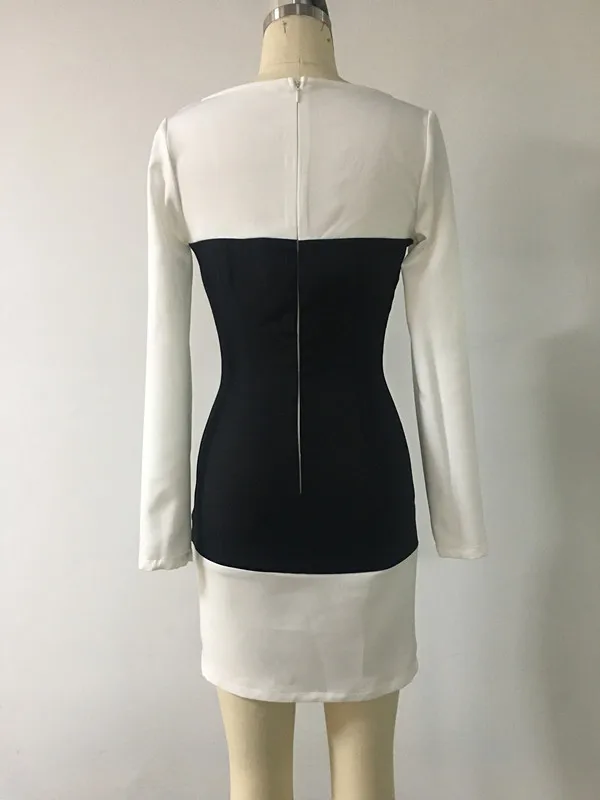 

Elegant high quality sexy women 2021 multi strapless long sleeve bodycon mini bandage dress wholesale