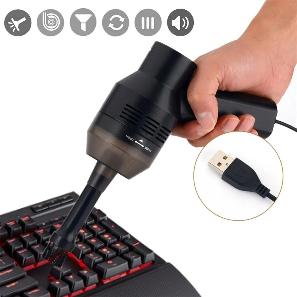 Portable Mini Handheld USB Keyboard Vacuum Cleaner Brush For Laptop Desktop PC Computer Cleaners Tools Mini USB Vacuum Cleaner